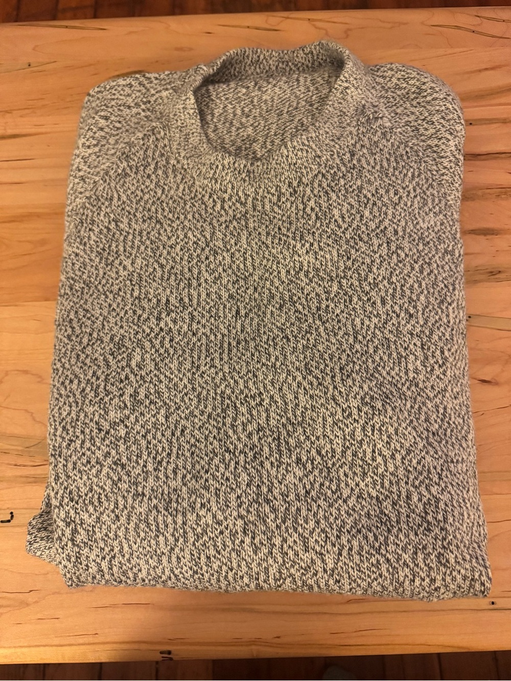 Paka Unisex Crewneck Marled Gray Sweater